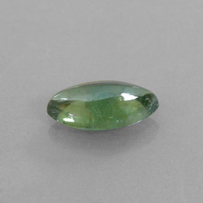 1.25캐럿 천연 블루 그린 투르말린, 투명한, 10.1×5.1 mm, 투명/반투명