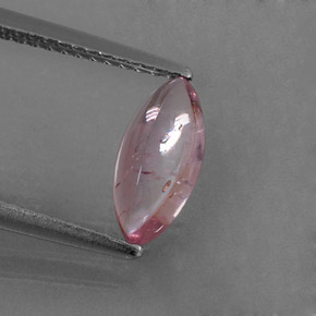 1.21캐럿 천연 핑크 로즈 투르말린, 투명한, 10.3×4.8 mm, 투명/반투명