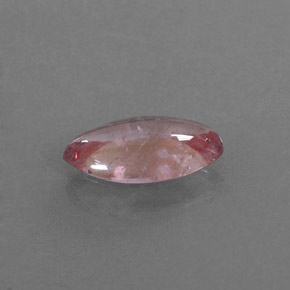 1.21캐럿 천연 핑크 로즈 투르말린, 투명한, 10.3×4.8 mm, 투명/반투명