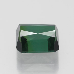 1.80캐럿 천연 그린 투르말린, 에메랄드 컷, 7.2×6.5 mm, VVS