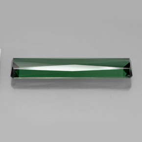 5.50캐럿 천연 그린 투르말린, 에메랄드 컷, 24.4×6 mm, VVS-VS