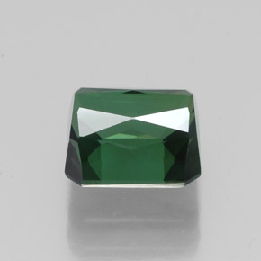 1.89캐럿 천연 그린 투르말린, 에메랄드 컷, 7×6.6 mm, VVS-VS