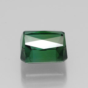 2.51캐럿 천연 그린 투르말린, 에메랄드 컷, 7.8×7 mm, VVS