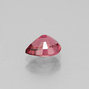0.60캐럿 천연 로즈 투르말린, 배 모양, 6.3×4.7 mm, VVS-VS