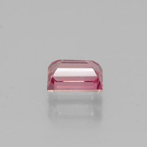 0.42캐럿 천연 로즈 핑크 투르말린, 바게트, 5×3.6 mm, VVS