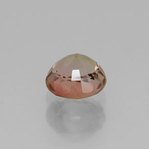 0.60캐럿 천연 멀티컬러 투르말린, 라운드 컷, 5.17 mm, VVS-VS
