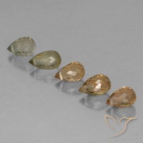 2.67캐럿 천연 다색 전기석 보석, 브리올레트, VS