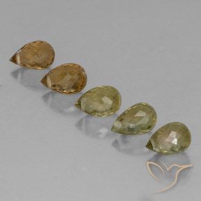 2.79캐럿 천연 다색 전기석 보석, 브리올레트, VS