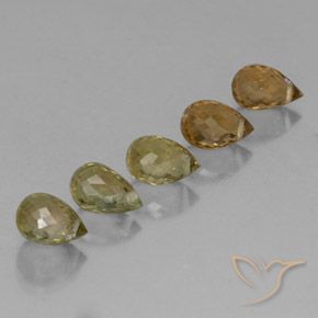 2.79캐럿 천연 다색 전기석 보석, 브리올레트, VS