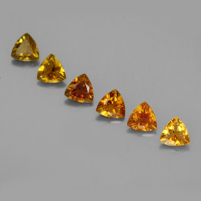 캐럿 천연 멀티컬러 투르말린 보석, 트릴리언, 4.1×4.1 mm, VVS-VS