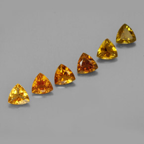 캐럿 천연 멀티컬러 투르말린 보석, 트릴리언, 4.1×4.1 mm, VVS-VS