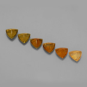 캐럿 천연 멀티컬러 투르말린 보석, 트릴리언, 4.1×4.1 mm, VVS-VS