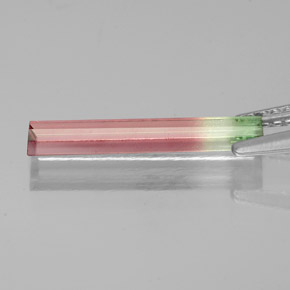 0.93캐럿 천연 워터멜론 투르말린, 바게트, 15.9×3 mm, VS-SI