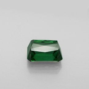 2.64캐럿 천연 다크 그린 투르말린, 에메랄드 컷, 8.7×7 mm, VVS
