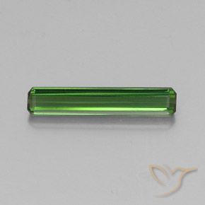 1.44ct 자연스러운 녹색 전기석, 에메랄드 컷, VVS-VS