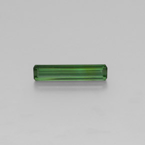 1.74캐럿 천연 그린 투르말린, 에메랄드 컷, 15.9×3.5 mm, VS