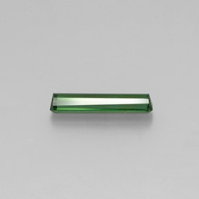 1.74캐럿 천연 그린 투르말린, 에메랄드 컷, 15.9×3.5 mm, VS