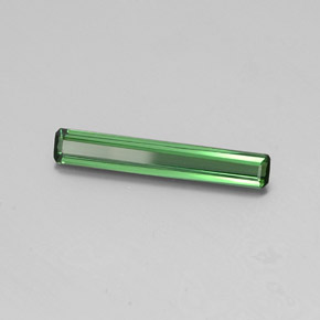 1.51캐럿 천연 그린 투르말린, 에메랄드 컷, 20.7×3.4 mm, VS