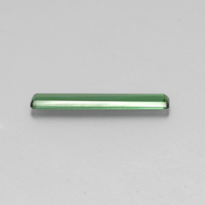 1.51캐럿 천연 그린 투르말린, 에메랄드 컷, 20.7×3.4 mm, VS