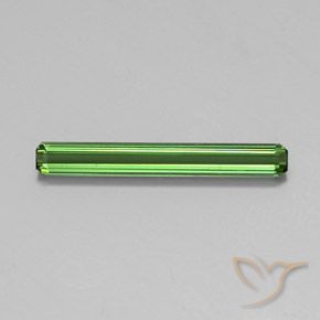 1.50ct 자연스러운 녹색 전기석, 에메랄드 컷, VS