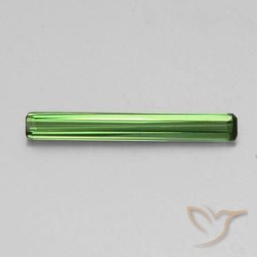 1.16ct 자연스러운 미디엄 그린 전기석, 에메랄드 컷, VS