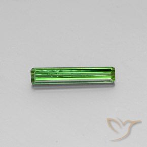 1.51ct 자연스러운 녹색 전기석, 에메랄드 컷, VS
