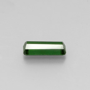 1.75캐럿 천연 그린 투르말린, 에메랄드 컷, 10.9×5.1 mm, VS