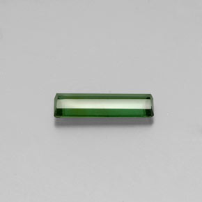 1.60캐럿 천연 그린 투르말린, 에메랄드 컷, 13.7×4.4 mm, VVS
