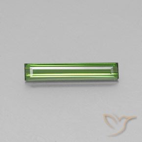 1.72ct 자연스러운 녹색 전기석, 에메랄드 컷, VVS