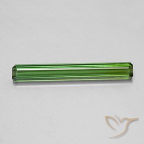1.79ct 자연스러운 녹색 전기석, 에메랄드 컷, VVS-VS