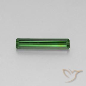 3.08ct 자연스러운 녹색 전기석, 에메랄드 컷, VVS-VS