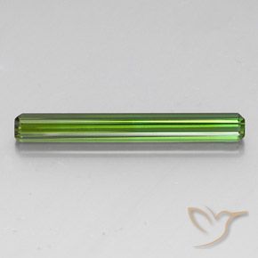 3.42ct 자연스러운 딥그린 전기석, 에메랄드 컷, VVS-VS