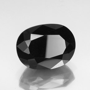 32.33캐럿 천연 숄 투르말린, 타원형 컷, 21.1×16.1 mm, 불투명체