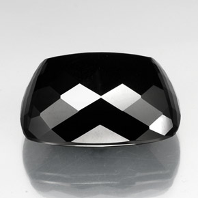 57.54캐럿 천연 숄 투르말린, 쿠션 컷, 26.2×18.7 mm, 불투명체