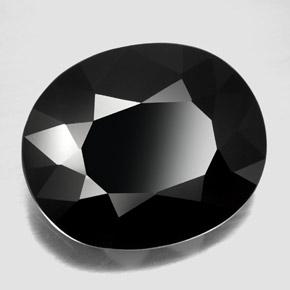 29.19캐럿 천연 숄 투르말린, 타원형 컷, 21.5×17.9 mm, 불투명체