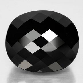 36.52캐럿 천연 숄 전기석, 타원형 컷, 불투명체