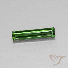 2.39ct 자연스러운 미디엄-다크 그린 전기석, 에메랄드 컷, VS