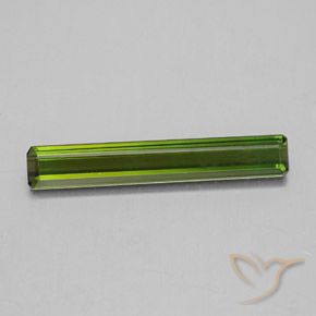 2.28ct 자연스러운 해초 녹색 전기석, 에메랄드 컷, VVS