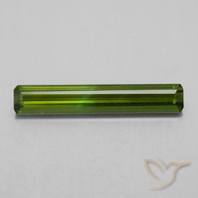 2.03ct 자연스러운 해초 녹색 전기석, 에메랄드 컷, VVS-VS