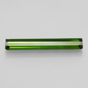 2.46캐럿 천연 그린 투르말린, 에메랄드 컷, 22.6×3.5 mm, VS