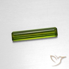 1.88ct 자연스러운 해초 녹색 전기석, 에메랄드 컷, VVS-VS
