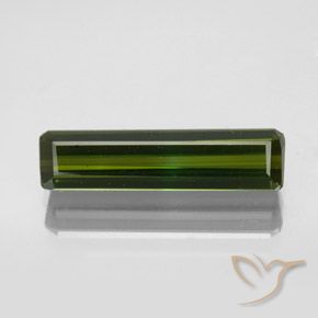 2.34ct 자연스러운 딥그린 전기석, 에메랄드 컷, VVS-VS