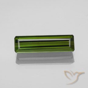 2.21ct 자연스러운 해초 녹색 전기석, 에메랄드 컷, VVS