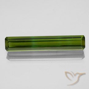 2.04ct 자연스러운 딥그린 전기석, 에메랄드 컷, VVS-VS