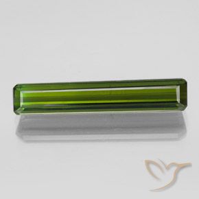 2.01ct 자연스러운 해초 녹색 전기석, 에메랄드 컷, VVS-VS