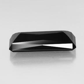 35.23캐럿 천연 숄 투르말린, 에메랄드 컷, 30.7×13.7 mm, 불투명체