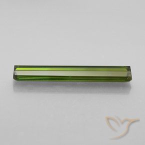 2.28캐럿 천연 Medium Light Green 전기석, 옥타곤 / 에메랄드 컷, VVS