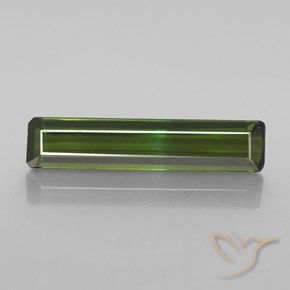2.57ct 자연스러운 Medium Light Green 전기석, 에메랄드 컷, VVS-VS