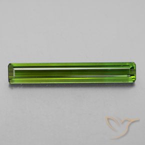 2.98ct 자연스러운 황록색 전기석, 에메랄드 컷, VVS-VS