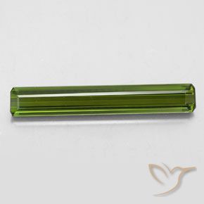 2.32ct 자연스러운 딥그린 전기석, 에메랄드 컷, VVS